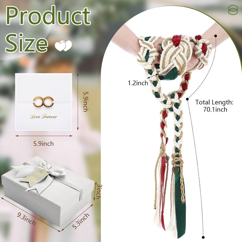 ReliThick Wedding Lasso Handfasting Cord for Wedding Ceremony Rustic Lasso Lazos Cord Traditional Catholic - Image 4